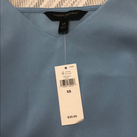 NWT Banana Republic Tank Size XS (Baby Blue) - Picture 2 of 2